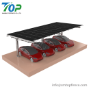 Carbon Steel Solar Carport Structure for Residential Use